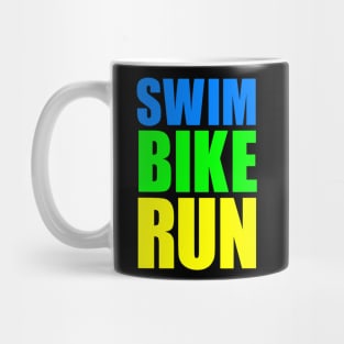 SWIM BIKE RUN TRIATHLON KONA Mug